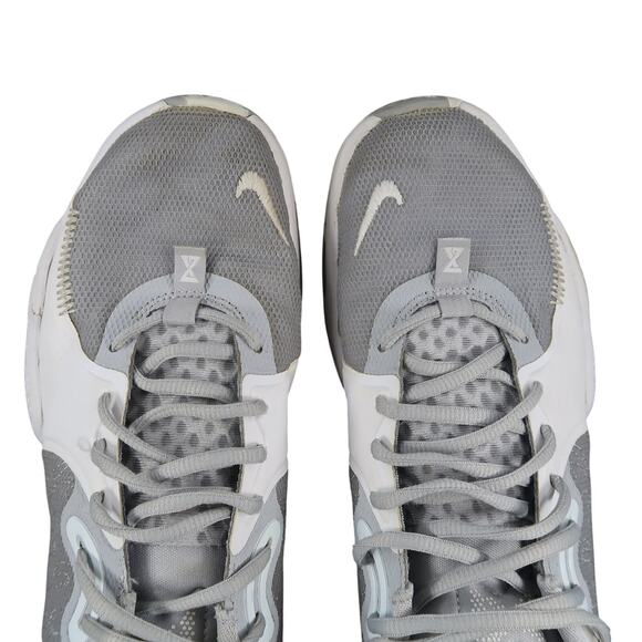 Nike Shoes Mens 10 Basketball Sneakers Athletic Trainer PG 5 TB Wolf Grey Sport - Picture 9 of 14